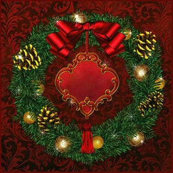 Пазл: Рождественский венок