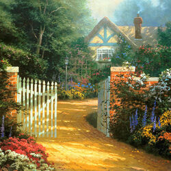 Пазл: Спрятанный домик