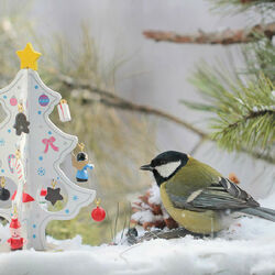 Пазл: У елочки