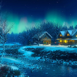 Пазл: Зимний вечер