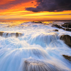 Пазл: Морской закат   
