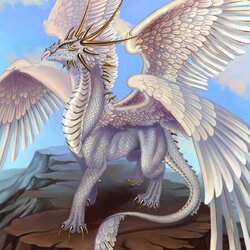 Пазл: Белый дракон