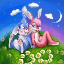 Пазл: Зайки