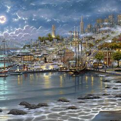 Пазл: Лунный вечер