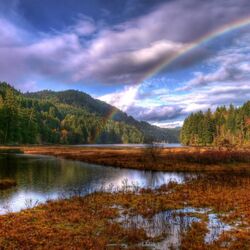 Пазл: Радуга в Голдстрим-парке