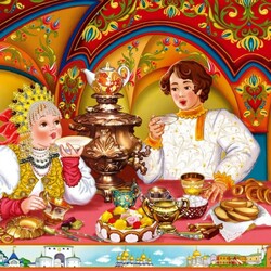 Пазл: Чаепитие