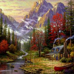 Пазл: Рыбалка у дома