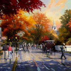 Пазл: Осень на острове Макино