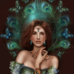 Пазл: Symphony in blue and green / Симфония синего и зеленого  