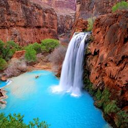 Пазл: Водопад Хавасу