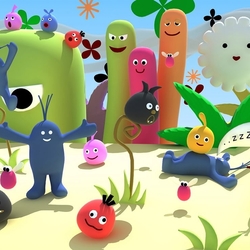 Пазл: Пластилиновый городок