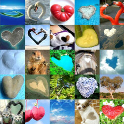 Пазл: Сердечки