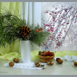 Пазл: Зимним утром