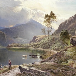 Пазл: Горное озеро