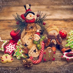 Пазл: Новогодние печеньки