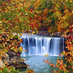 Пазл: Водопад  