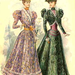 Пазл: Викторианская мода