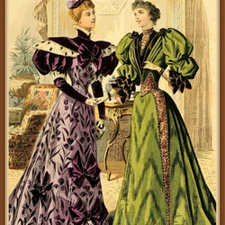 Пазл: Викторианская мода
