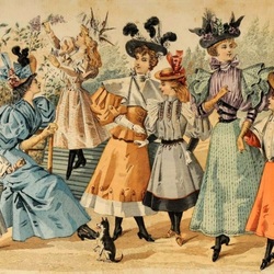 Пазл: Викторианская мода