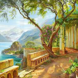 Пазл: Вид на море