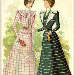 Пазл: Викторианская мода