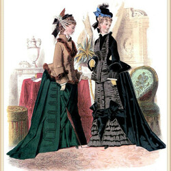 Пазл: Викторианская мода