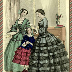 Пазл: Викторианская мода