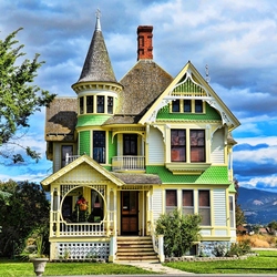 Пазл: Домик в викторианском стиле