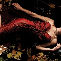 Пазл: Девушка в воде