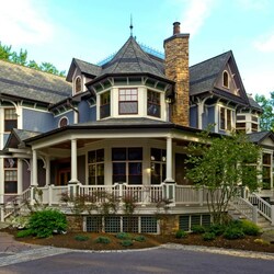 Пазл: Дом в викторианском стиле