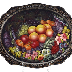 Пазл: Жостовский поднос