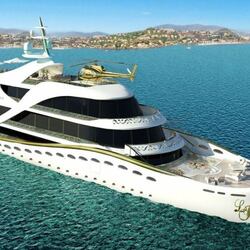 Пазл: Современная женская яхта 