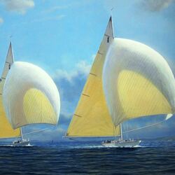 Пазл: Парусные яхты