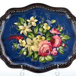 Пазл: Жостовский поднос