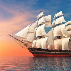 Пазл: Парусное судно