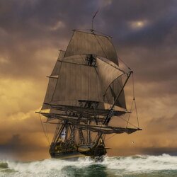 Пазл: Парусное судно