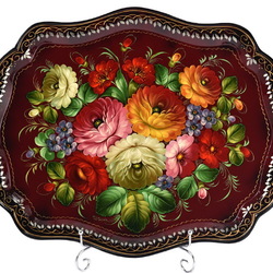 Пазл: Жостовский поднос