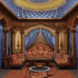 Пазл: Интерьер в восточном стиле