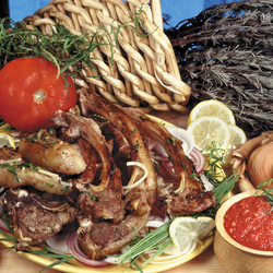 Пазл: Жаренные ребра с томатом 