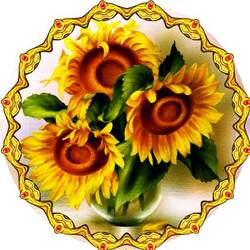 Пазл: Подсолнухи
