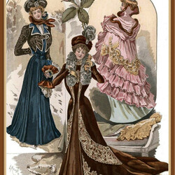 Пазл: Викторианская мода