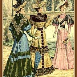 Пазл: Викторианская мода