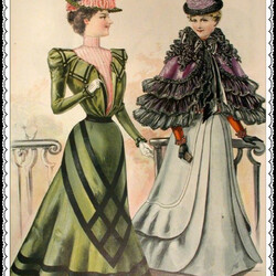 Пазл: Викторианская мода