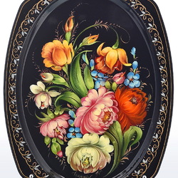 Пазл: Жостовский поднос