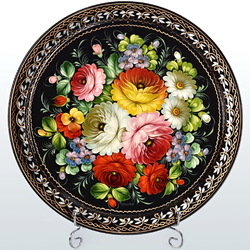 Пазл: Жостовский поднос