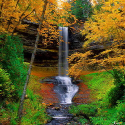 Пазл: Водопад 