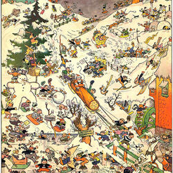 Пазл: Веселая зима