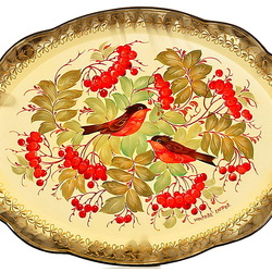 Пазл: Жостовский поднос