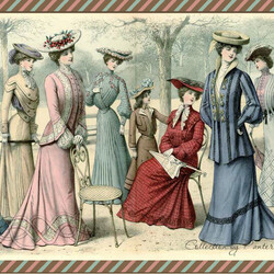Пазл: Викторианская мода