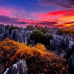 Пазл: Закат в горах    